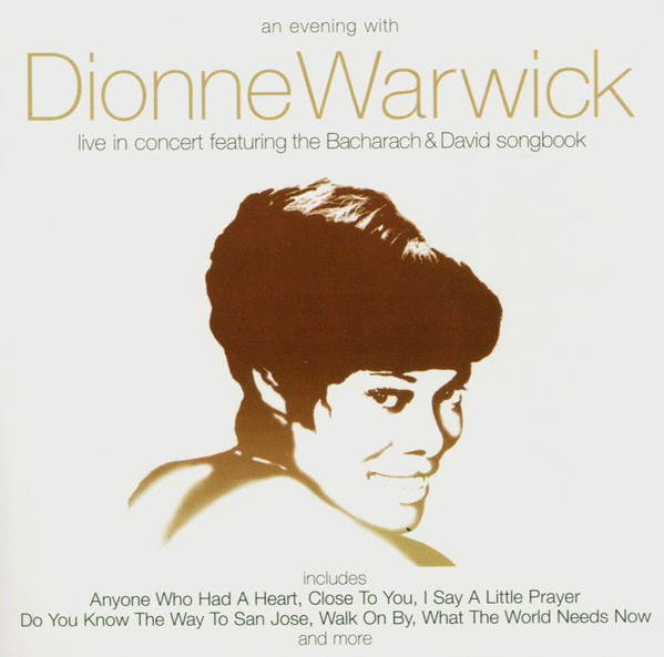 DIONNE WARWICK - An Evening With Dionne Warwick: Live In Concert Featuring The Bacharach & David Songbook cover 