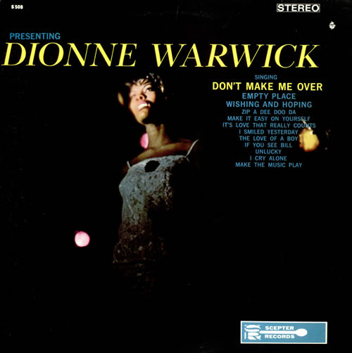 DIONNE WARWICK - Presenting Dionne Warwick (aka  Greatest Years Vol.1 / Wishin' And Hopin') cover 