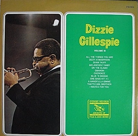 DIZZY GILLESPIE - Volume III cover 