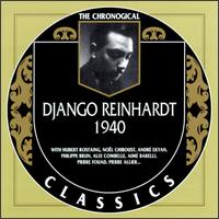 DJANGO REINHARDT - The Chronological Classics: Django Reinhardt 1940 cover 