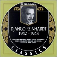 DJANGO REINHARDT - The Chronological Classics: Django Reinhardt 1942-1943 cover 