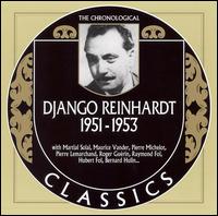 DJANGO REINHARDT - The Chronological Classics: Django Reinhardt 1951-1953 cover 