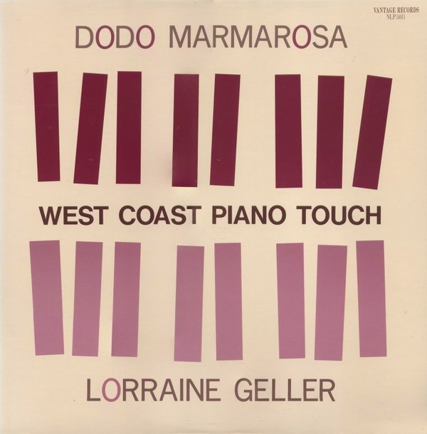 DODO MARMAROSA - Dodo Marmarosa / Lorraine Geller : West Coast Piano Touch cover 