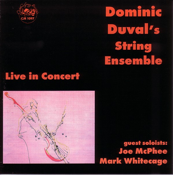 DOMINIC DUVAL - Live in Concert cover 