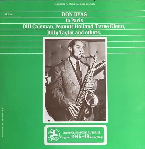 DON BYAS - Don Byas In Paris cover 