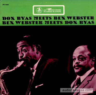 DON BYAS - Don Byas Meets Ben Webster/Ben Webster Meets Don Byas cover 
