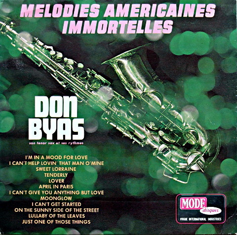 DON BYAS - Melodies Americaines Immortelles cover 
