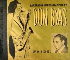 DON BYAS - Saxophone Improvisations by Don Byas cover 