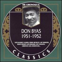 DON BYAS - The Chronological Classics: Don Byas 1951-1952 cover 