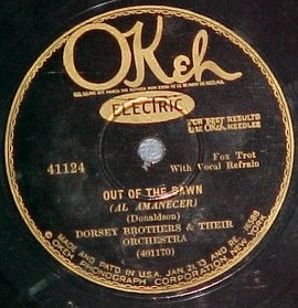 DORSEY BROTHERS - 'Round Evening / Out of the Dawn cover 