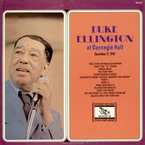DUKE ELLINGTON - At Carnegie Hall December 11, 1943 cover 