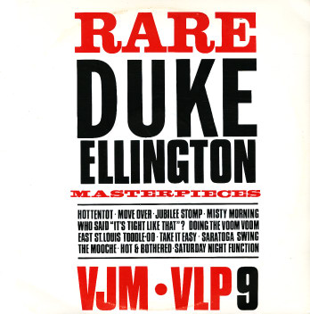 DUKE ELLINGTON - Rare Duke Ellington Masterpieces cover 