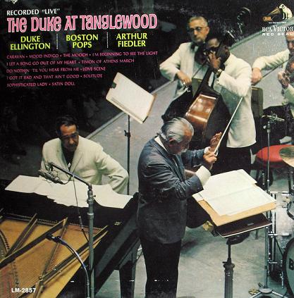 DUKE ELLINGTON - The Duke At Tanglewood cover 