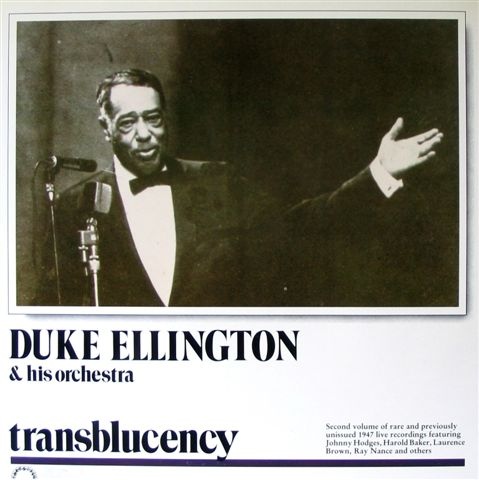 DUKE ELLINGTON - Transblucency cover 