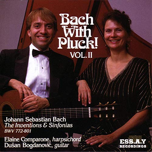 DUŠAN BOGDANOVIĆ - Dusan Bogdanovic & Elaine Comparone : Bach With Pluck Vol.2 cover 
