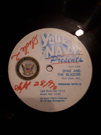 DYKE & THE BLAZERS - Your Navy Presents cover 