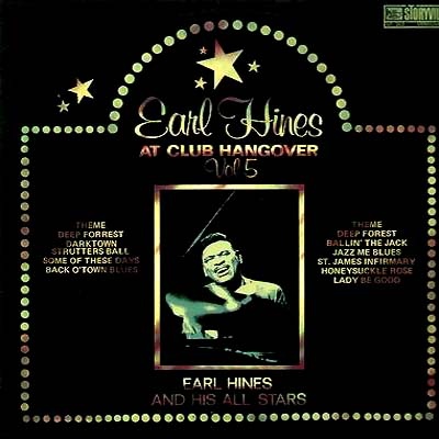 EARL HINES - At Club Hangover - Vol 5 cover 