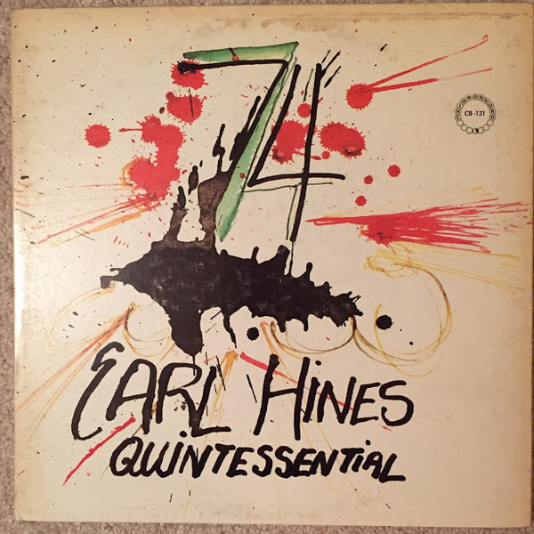 EARL HINES - Quintessential '74 cover 