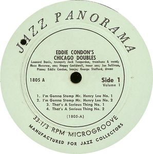 EDDIE CONDON - Eddie Condon's Chicago Doubles cover 