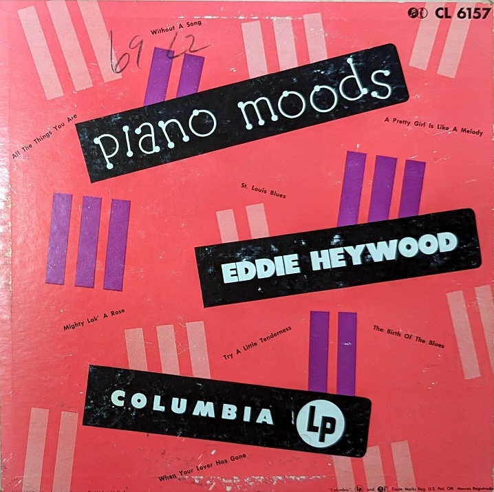 EDDIE HEYWOOD JR - Piano Moods cover 