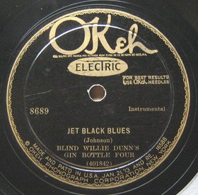 EDDIE LANG - Jet Black Blues / Blue Blood Blues cover 
