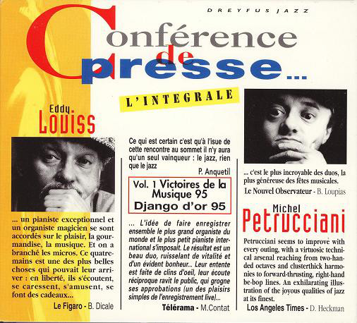 EDDY LOUISS - Eddy Louiss & Michel Petrucciani ‎: Conférence De Presse... L'Intégrale cover 