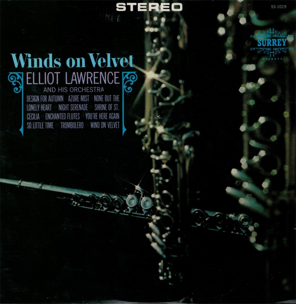 ELLIOT LAWRENCE - Winds on Velvet cover 