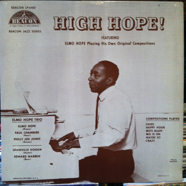 ELMO HOPE - High Hope! cover 