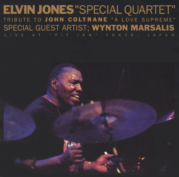 ELVIN JONES - Tribute To John Coltrane A Love Supreme – Live At Pit Inn Tokyo Japan 1992 cover 