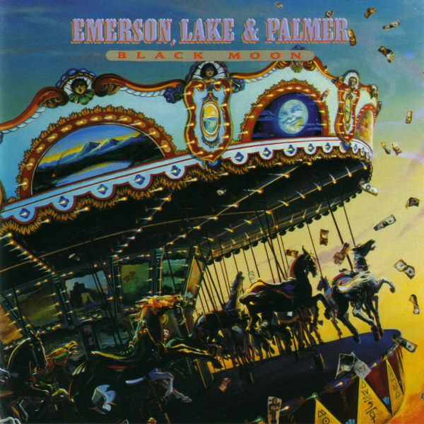 EMERSON LAKE AND PALMER - Black Moon cover 