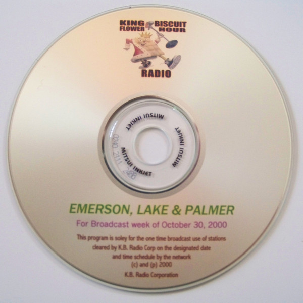 EMERSON LAKE AND PALMER - King Biscuit Flower Hour (week of October 30, 2000) cover 