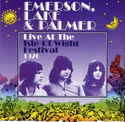 EMERSON LAKE AND PALMER - Live At The Isle Of Wight Festival 1970 cover 