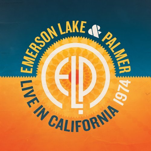 EMERSON LAKE AND PALMER - Live In California 1974 cover 