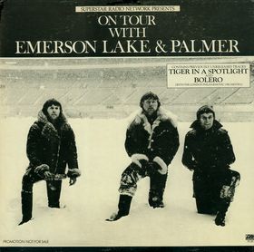 EMERSON LAKE AND PALMER - On Tour cover 
