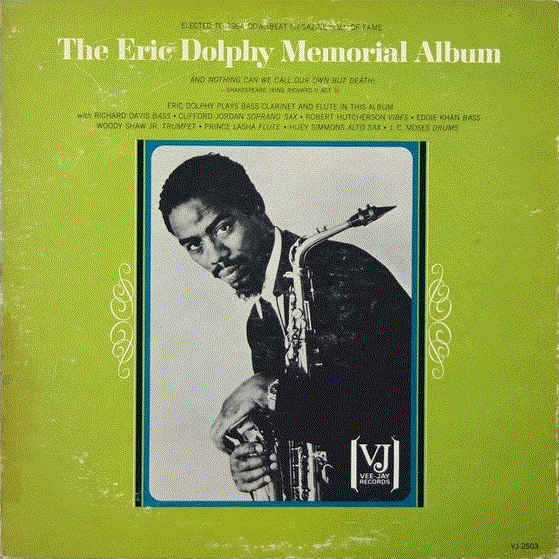 ERIC DOLPHY - The Eric Dolphy Memorial Album (aka Conversations aka 1928-1964 aka Memorial aka Music Matador aka Jitterbug Waltz) cover 