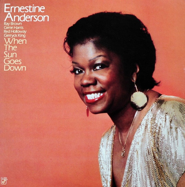 ERNESTINE ANDERSON - When the Sun Goes Down cover 