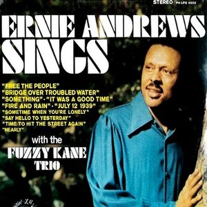 ERNIE ANDREWS - Ernie Andrews Sings with the Fuzzy Kane Trio cover 