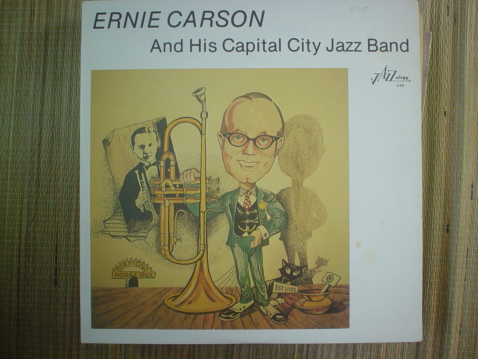 ERNIE CARSON - Ernie Carson And His Capitol City Jazz Band cover 