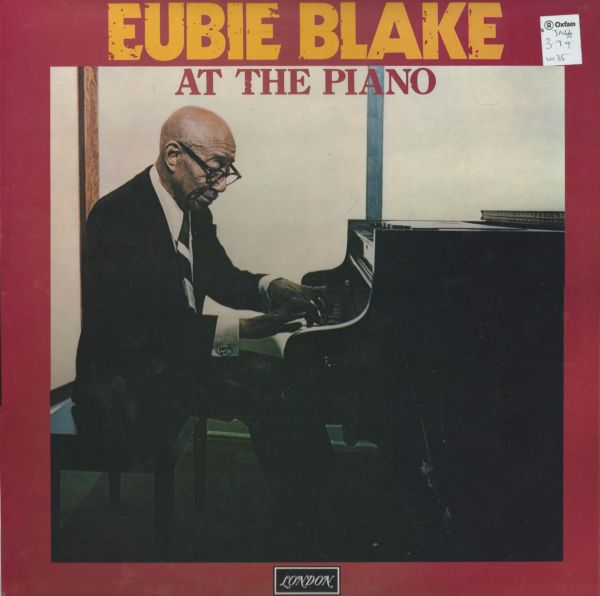 EUBIE BLAKE - At The Piano cover 