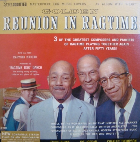 EUBIE BLAKE - Golden Reunion In Ragtime cover 