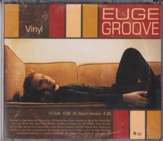 EUGE GROOVE - Vinyl cover 