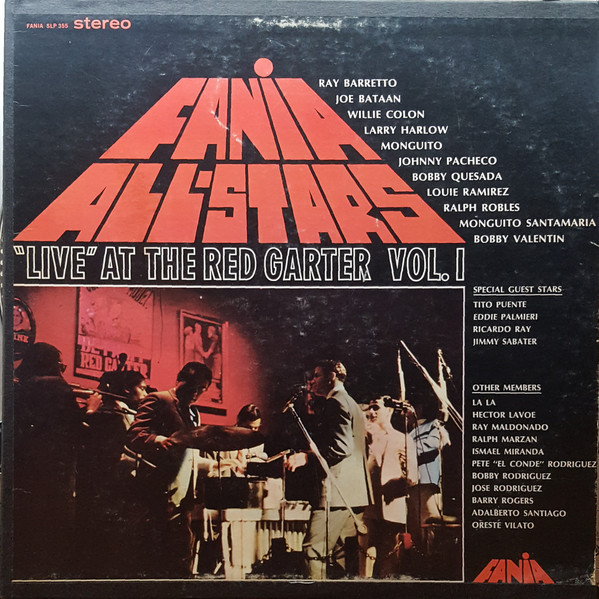 FANIA ALL-STARS - Live At The Red Garter Vol.1 cover 