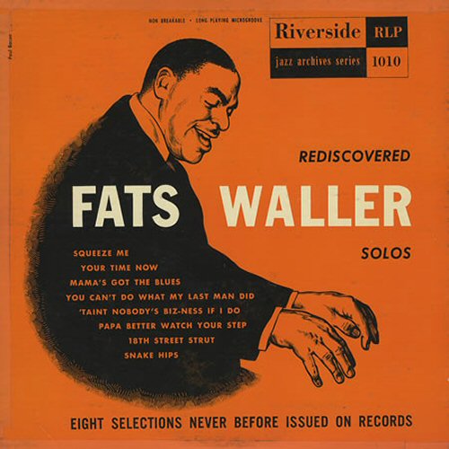 FATS WALLER - Rediscovered Fats Waller Solos cover 
