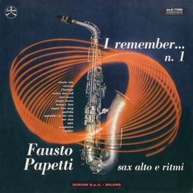 FAUSTO PAPETTI - I Remember... n. 1: Sax alto e ritmi cover 