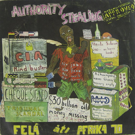 FELA KUTI - Authority Stealing cover 