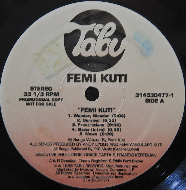 FEMI KUTI - Femi Kuti cover 
