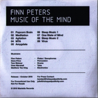 FINN PETERS - Music Of The Mind cover 