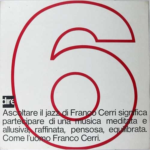 FRANCO CERRI - Franco Cerri Quartet : 6 (aka Franco Cerri Jazz) cover 