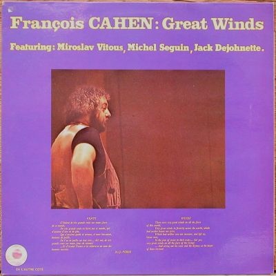 FRANÇOIS FATON CAHEN - Great Winds cover 