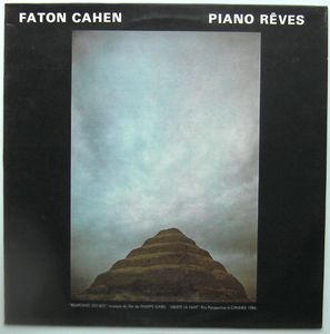 FRANÇOIS FATON CAHEN - Piano Rêves cover 